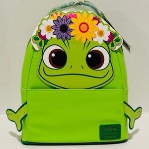 Loungefly Disney NWT Tangled Pascal Flower Crown Mini Backpack
